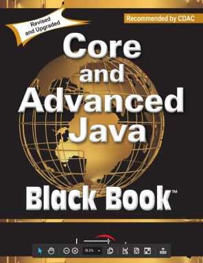 Core and Advanced Java, Black Book, Recommended by CDAC, Revised and Upgraded