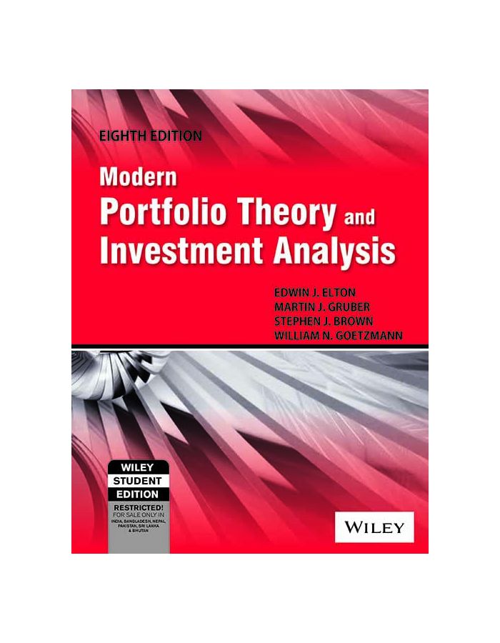 Modern Portfolio Theory and Investment Analysis, 8ed